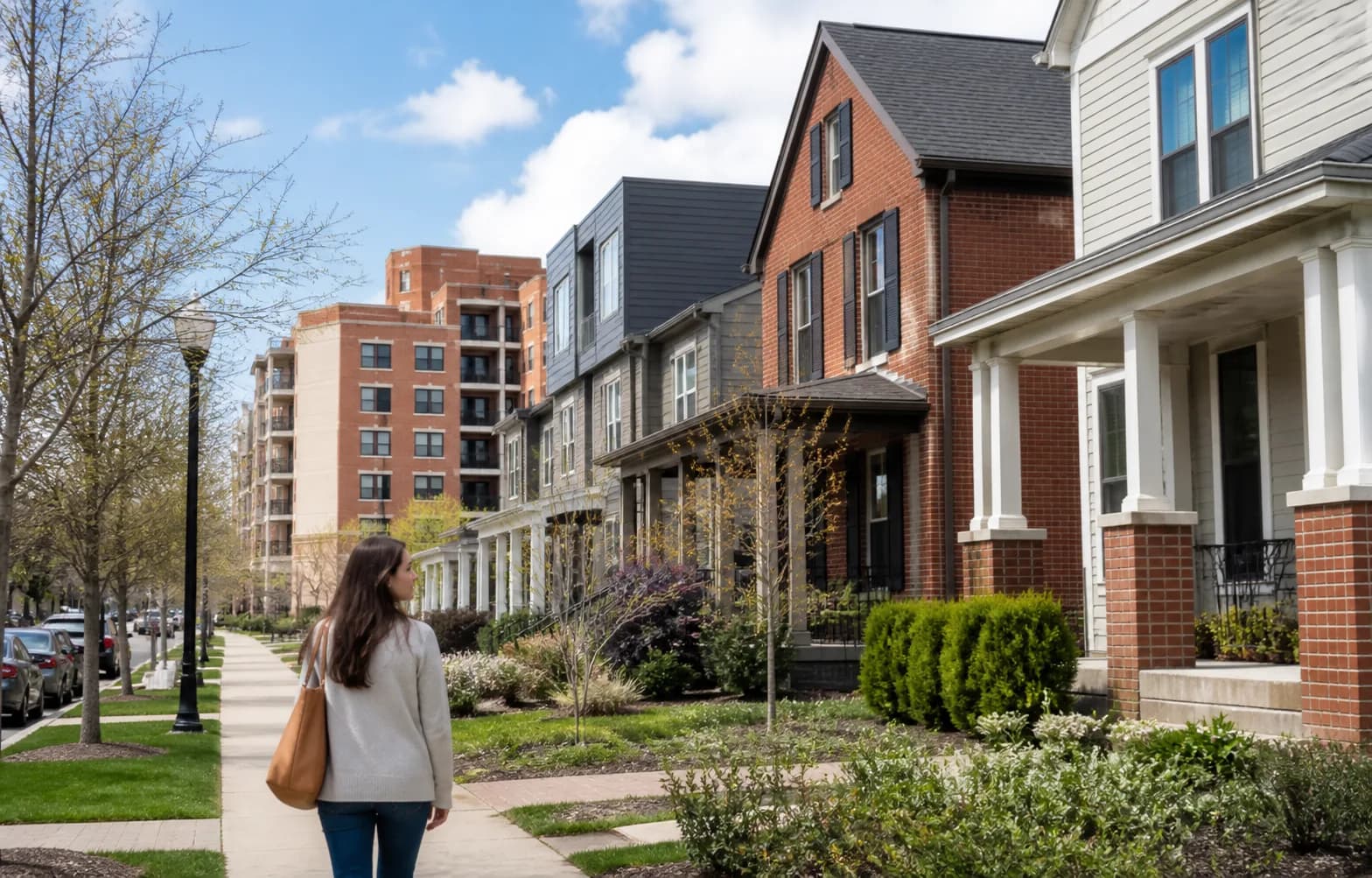 Representative editorial image of varied Central Ohio housing