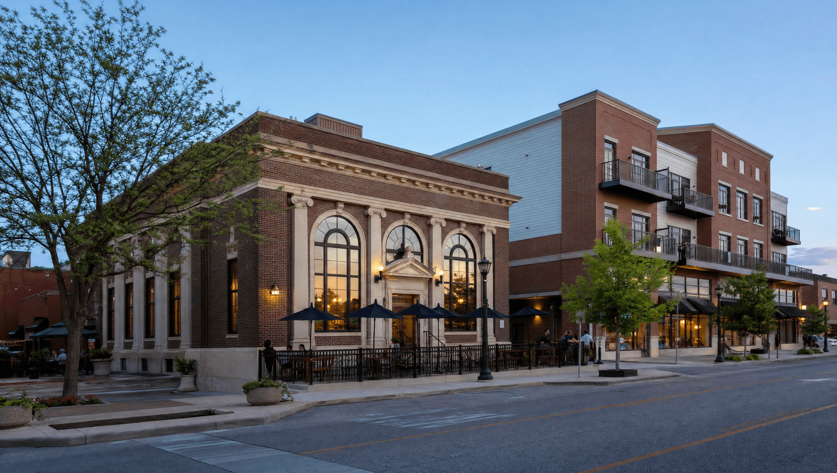 Downtown Hilliard's Old Chase Bank Set for Restaurant and Apartments