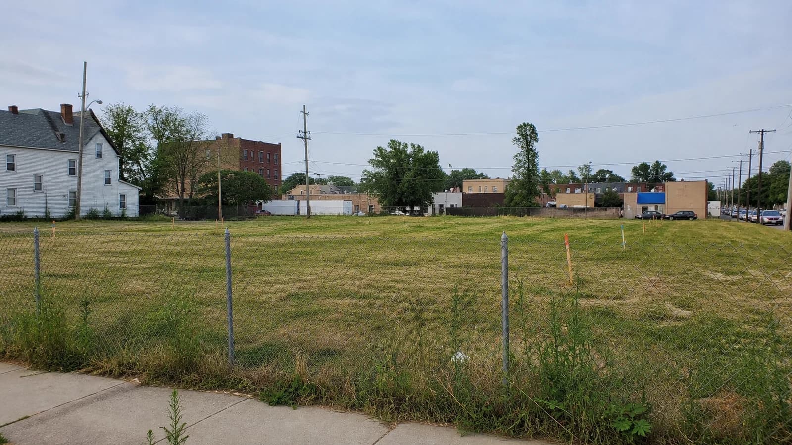 The proposed affordable-housing site on Sawyer Boulevard in Columbus.